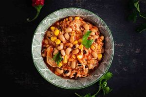 Mexican Chicken High Protein Stew With Quinoa & Beans