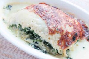 Squash and Spinach Pierogi Casserole